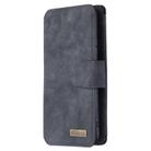 For Huawei P Smart Z Detachable Frosted Magnetic Horizontal Flip Leather Case with Card Slots & Holder & Zipper Wallet & Photo Frame(Black Blue) - 2