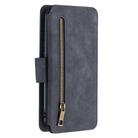 For Huawei P Smart (2020) Detachable Frosted Magnetic Horizontal Flip Leather Case with Card Slots & Holder & Zipper Wallet & Photo Frame(Black Blue) - 3