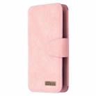 For Huawei Y5p / Honor 9S Detachable Frosted Magnetic Horizontal Flip Leather Case with Card Slots & Holder & Zipper Wallet & Photo Frame(Pink) - 2