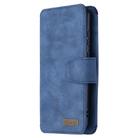 For Huawei Y6p Detachable Frosted Magnetic Horizontal Flip Leather Case with Card Slots & Holder & Zipper Wallet & Photo Frame(Blue) - 2