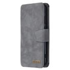 For Huawei Y7p / P40 Lite E Detachable Frosted Magnetic Horizontal Flip Leather Case with Card Slots & Holder & Zipper Wallet & Photo Frame(Grey) - 2