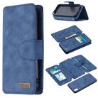 For Huawei Y5 (2019) Detachable Frosted Magnetic Horizontal Flip Leather Case with Card Slots & Holder & Zipper Wallet & Photo Frame(Blue) - 1