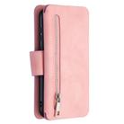For Huawei Y5 (2019) Detachable Frosted Magnetic Horizontal Flip Leather Case with Card Slots & Holder & Zipper Wallet & Photo Frame(Pink) - 3