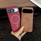 For Google Pixel 10 / 10 Pro Crazy Horse Texture MagSafe Phone Case(Red) - 3