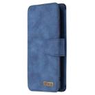 For Samsung Galaxy A81 Detachable Frosted Magnetic Horizontal Flip PU Leather Case with Card Slots & Holder & Zipper Wallet & Photo Frame(Blue) - 2