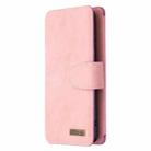 For Samsung Galaxy A81 Detachable Frosted Magnetic Horizontal Flip PU Leather Case with Card Slots & Holder & Zipper Wallet & Photo Frame(Pink) - 2