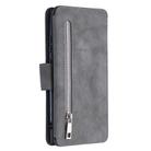 For Samsung Galaxy Note20 Ultra Detachable Frosted Magnetic Horizontal Flip PU Leather Case with Card Slots & Holder & Zipper Wallet & Photo Frame(Gray) - 2