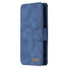 For Samsung Galaxy Note20 Detachable Frosted Magnetic Horizontal Flip PU Leather Case with Card Slots & Holder & Zipper Wallet & Photo Frame(Blue) - 2