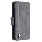 For Samsung Galaxy Note20 Detachable Frosted Magnetic Horizontal Flip PU Leather Case with Card Slots & Holder & Zipper Wallet & Photo Frame(Gray) - 3