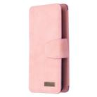 For Samsung Galaxy S9 Detachable Frosted Magnetic Horizontal Flip PU Leather Case with Card Slots & Holder & Zipper Wallet & Photo Frame(Pink) - 2