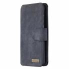 For Samsung Galaxy S20 Plus Detachable Frosted Magnetic Horizontal Flip PU Leather Case with Card Slots & Holder & Zipper Wallet & Photo Frame(Black Blue) - 2