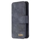 For Samsung Galaxy S20 Detachable Frosted Magnetic Horizontal Flip PU Leather Case with Card Slots & Holder & Zipper Wallet & Photo Frame(Black Blue) - 2