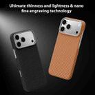 For iPhone 17 Pro Max 600D Fine Grain Series Carbon Fiber MagSafe Phone Case(Black) - 2