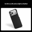 For iPhone 17 Pro Max 600D Fine Grain Series Carbon Fiber MagSafe Phone Case(Black) - 3