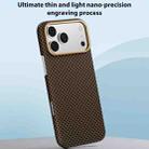 For iPhone 17 Pro Max Metal Frame Nanofiber MagSafe Magnetic Phone Case(Red) - 2