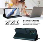 For HMD Pulse Pro / Pulse / Pulse+ Embossed Heart Cat Leather Phone Case with Strap(Dark Green) - 3