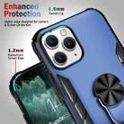 For iPhone 12 / 12 Pro Magnetic Frosted PC + Matte TPU Shockproof Case with Ring Holder(Glistening Green) - 8