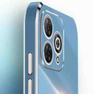 For Wiko Hi Enjoy 80 Pro XINLI Straight Edge 6D Electroplate TPU Phone Case with Ring Holder(White) - 3