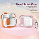 For AirPods Pro Lock Transparent Crystal Bluetooth Earphone Protective Case with Stand(Pink) - 2