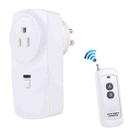 AK-DL220 220V Smart Wireless Remote Control Socket with Remote Control, Plug Type:US Plug - 1