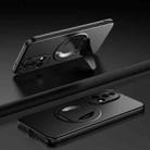 For Huawei nova 13 Spaceship MagSafe Folding Holder Phone Case(Black) - 1