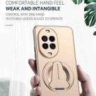 For Huawei nova 13 Pro Spaceship MagSafe Folding Holder Phone Case(Desert Gold) - 3