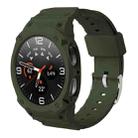 For Samsung Galaxy Watch8 44mm Integrated TPU Watch Band(Army Green) - 1