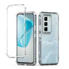 For Infinix Hot 50 Pro 4G Transparent Acrylic Laser Paper Phone Case(Stars) - 1