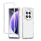 For Infinix Zero 40 4G / 5G Transparent Acrylic Laser Paper Phone Case(Love Heart) - 1