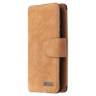 For Samsung Galaxy A41 Detachable Frosted Magnetic Horizontal Flip Leather Case with Card Slots & Holder & Zipper Wallet & Photo Frame(Brown) - 2