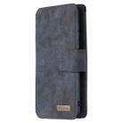 For Samsung Galaxy A70 Detachable Frosted Magnetic Horizontal Flip Leather Case with Card Slots & Holder & Zipper Wallet & Photo Frame(Black Blue) - 2