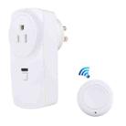 AK-DL220 220V Smart Wireless Remote Control Socket with Remote Control, Plug Type:US Plug - 1