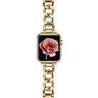 For Apple Watch 38 / 40 / 41 / S10 42mm xDfind Double Circle Metal Watch Band(Gold) - 3