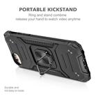 For iPhone 6 & 6s Magnetic Armor Shockproof TPU + PC Case with Metal Ring Holder(Black) - 2