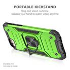 For iPhone 6 & 6s Magnetic Armor Shockproof TPU + PC Case with Metal Ring Holder(Green) - 2