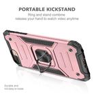 For iPhone 8 Plus & 7 Plus  Magnetic Armor Shockproof TPU + PC Case with Metal Ring Holder(Rose Gold) - 2