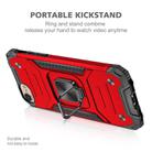 For iPhone 7 & 8 & SE 2020 Magnetic Armor Shockproof TPU + PC Case with Metal Ring Holder(Red) - 2
