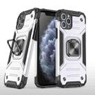 For iPhone 11 Magnetic Armor Shockproof TPU + PC Case with Metal Ring Holder - 1