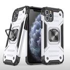 For iPhone 11 Pro Magnetic Armor Shockproof TPU + PC Case with Metal Ring Holder - 1