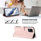 For TCL 303 Embossed Heart Cat Leather Phone Case with Hand Strap(Pink) - 3