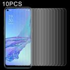 For OPPO A53 10 PCS 0.26mm 9H 2.5D Tempered Glass Film - 1