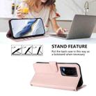 For Honor GT Embossed Heart Cat Leather Phone Case with Hand Strap(Pink) - 3