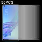 For OPPO A53 50 PCS 0.26mm 9H 2.5D Tempered Glass Film - 1