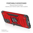 For Samsung Galaxy S20 Plus Magnetic Armor Shockproof TPU + PC Case with Metal Ring Holder(Red) - 2