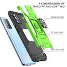 For Samsung Galaxy S20 Plus Magnetic Armor Shockproof TPU + PC Case with Metal Ring Holder(Green) - 3