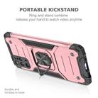 For Samsung Galaxy S20 Plus Magnetic Armor Shockproof TPU + PC Case with Metal Ring Holder(Rose Gold) - 2