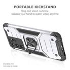 For Samsung Galaxy S20 Ultra Magnetic Armor Shockproof TPU + PC Case with Metal Ring Holder(Silver) - 2