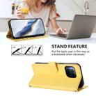 For T-Mobile Revvl 7 Pro / T Phone 2 Pro 5G Embossed Heart Cat Leather Phone Case with Hand Strap(Yellow) - 3