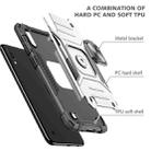 For Samsung Galaxy A10 / M10 Magnetic Armor Shockproof TPU + PC Case with Metal Ring Holder(Silver) - 2
