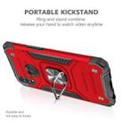 For Samsung Galaxy A10s Magnetic Armor Shockproof TPU + PC Case with Metal Ring Holder(Red) - 3